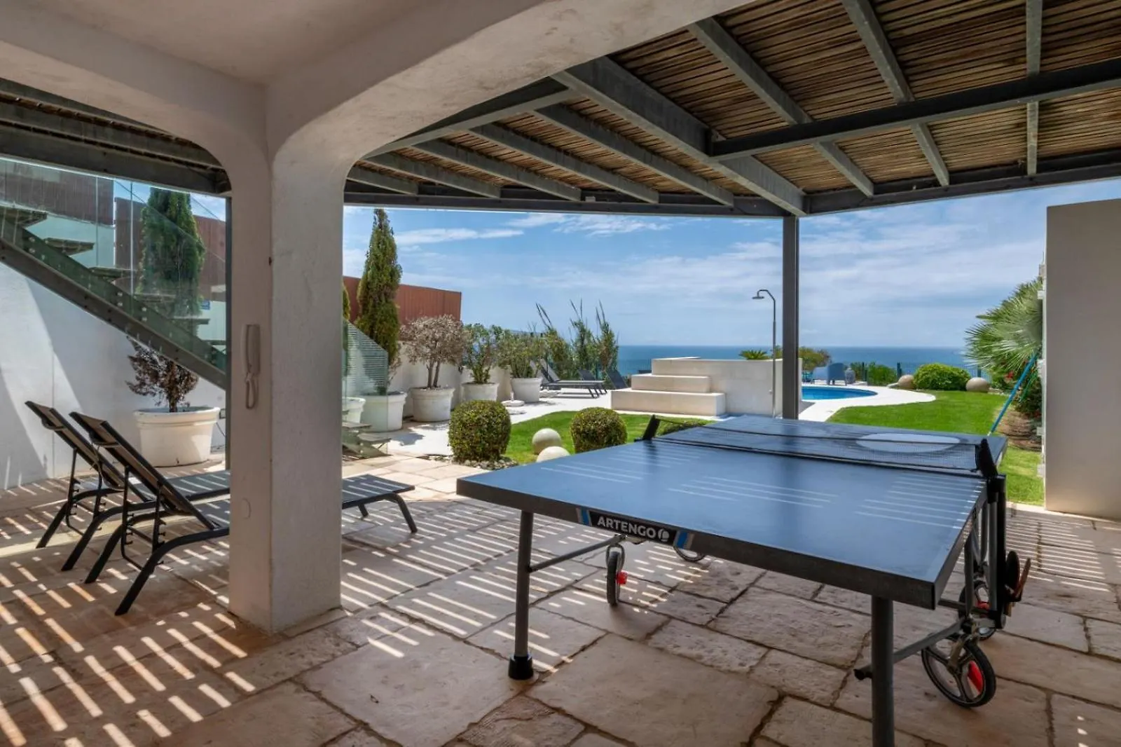 Luxurious Beachfront Villa De La Plage With Private Beach Acces Albufeira