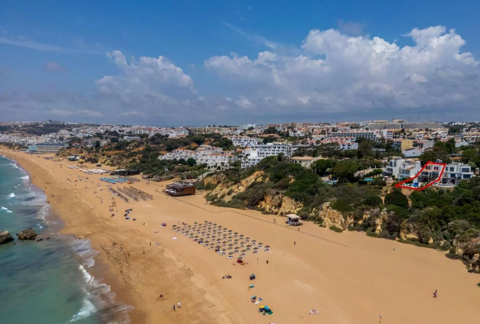 Luxurious Beachfront Villa De La Plage With Private Beach Acces Albufeira 0*,  Portugal