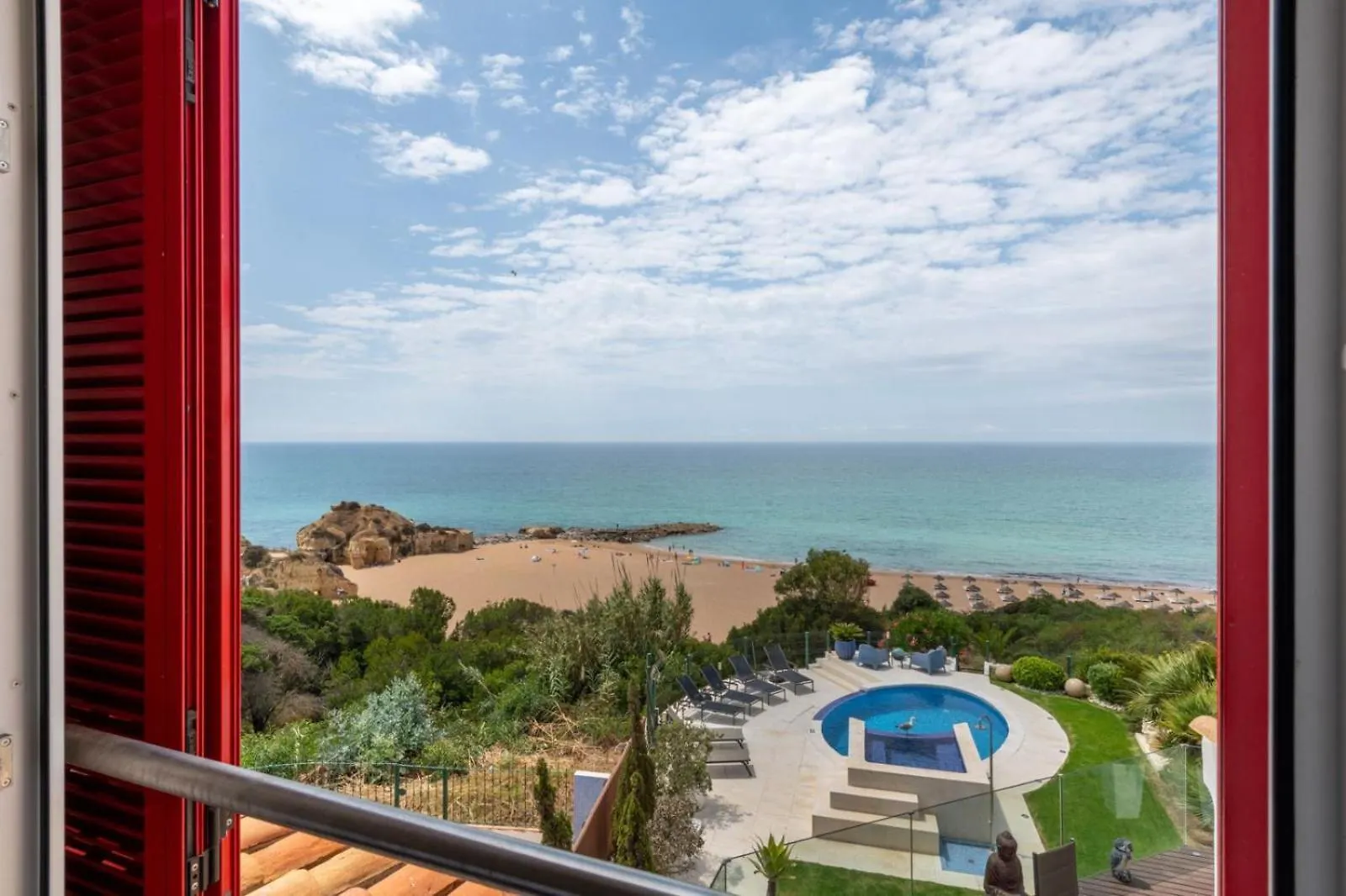 Luxurious Beachfront Villa De La Plage With Private Beach Acces Albufeira