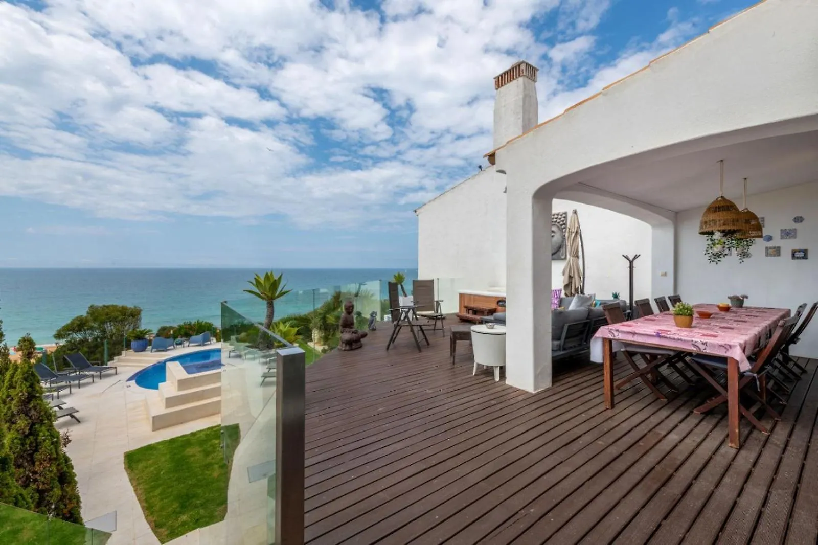 Luxurious Beachfront Villa De La Plage With Private Beach Acces Albufeira