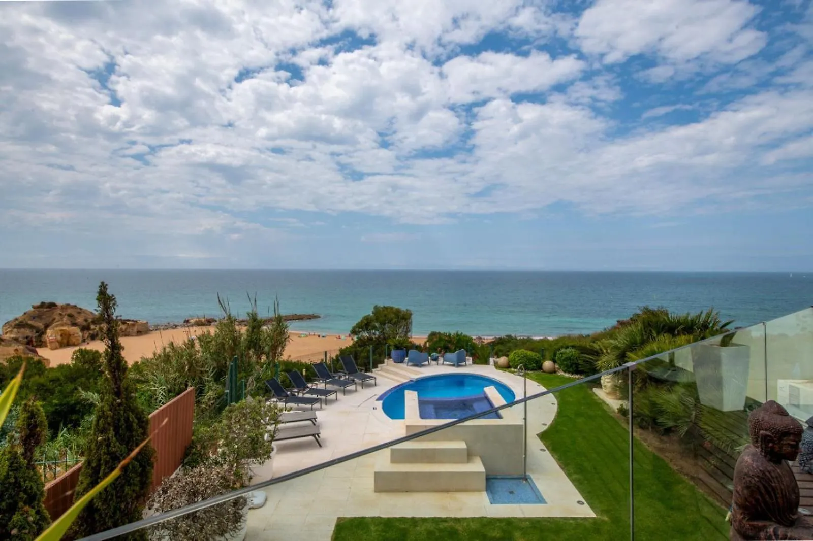 Luxurious Beachfront Villa De La Plage With Private Beach Acces Albufeira