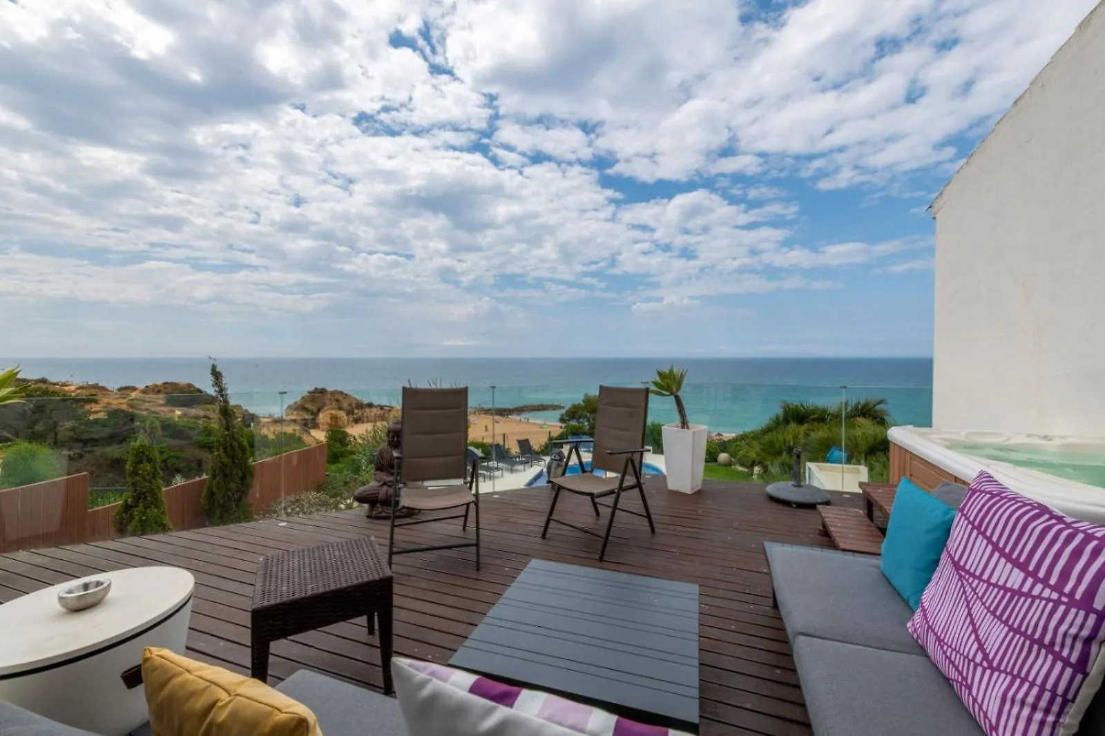Luxurious Beachfront Villa De La Plage With Private Beach Acces Albufeira Portugal